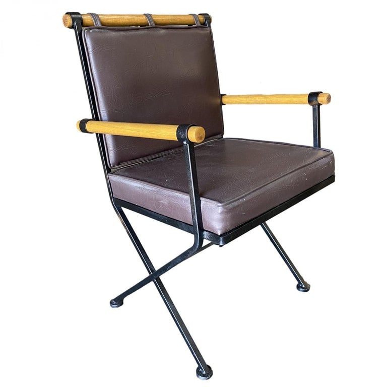 Set of Five Midcentury "Directors Chair" Chairs in the Style of Cleo Baldon - 3