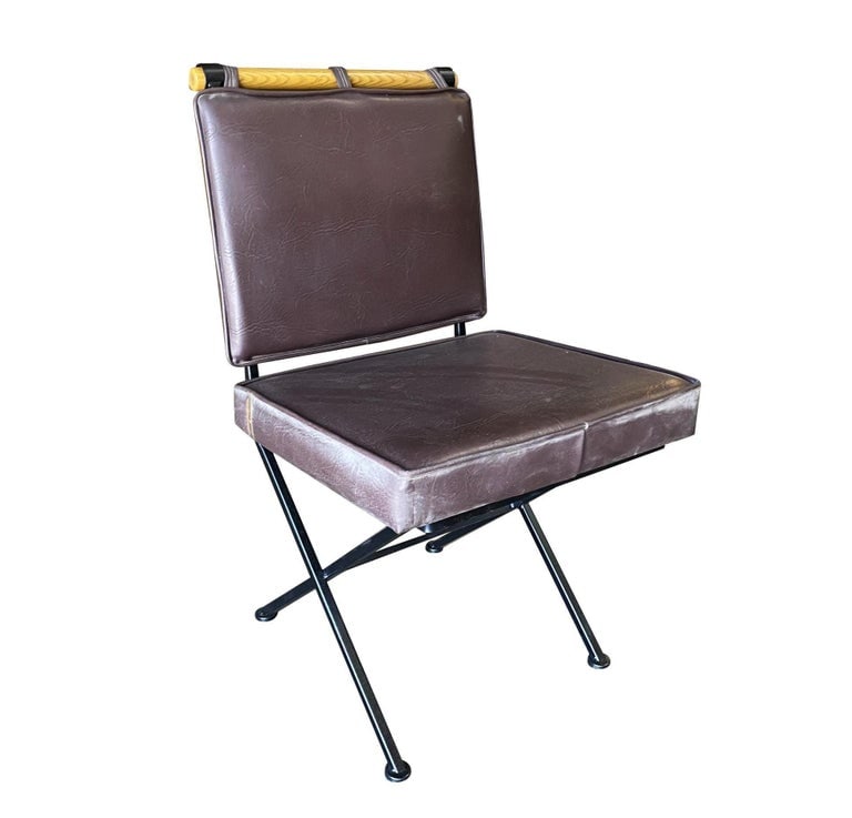 Set of Five Midcentury "Directors Chair" Chairs in the Style of Cleo Baldon - 4