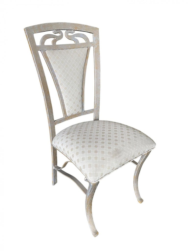 High Style Formal Dining Steel Side Chair, Set of 4 - 3
