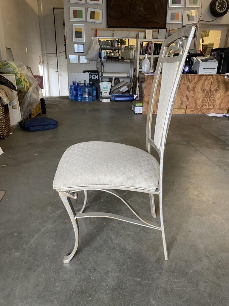 High Style Formal Dining Steel Side Chair, Set of 4 - 6