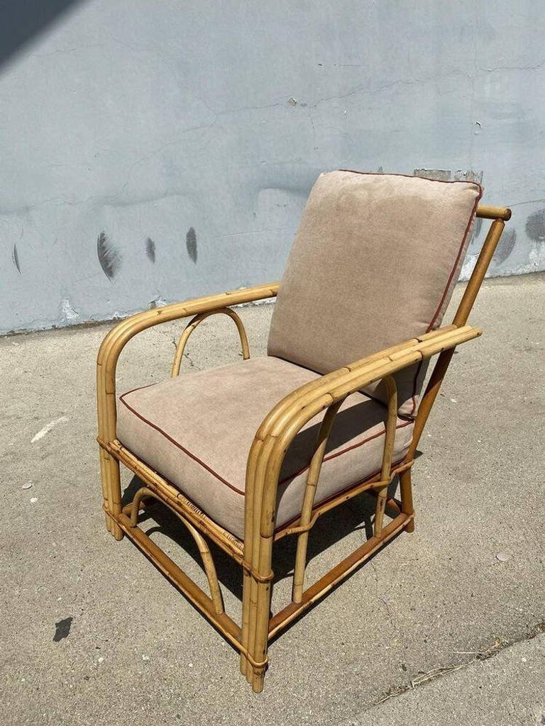 Restored "1949er" Rattan Sofa & Lounge Set by Heywood Wakefield - 7