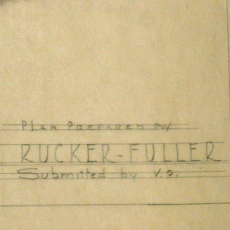 1955 Tropical "Private Lodge & Lounge" Architectural Prepared by Rucker Fuller - 6