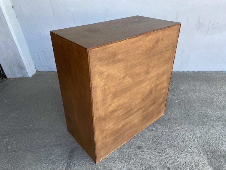 Restored Mahogany & Rattan Cabinet W/ Cubby Space - 7