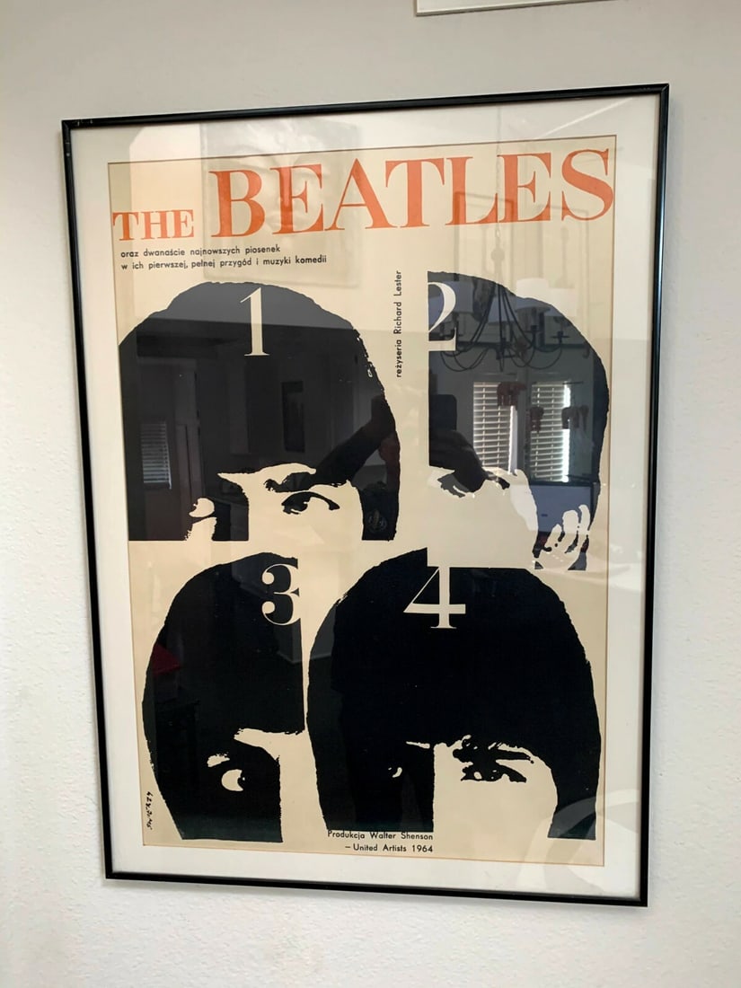 A Hard Day's Night - The Beatles (1964) Art by Waldemar Swierzy Original Poster - 2