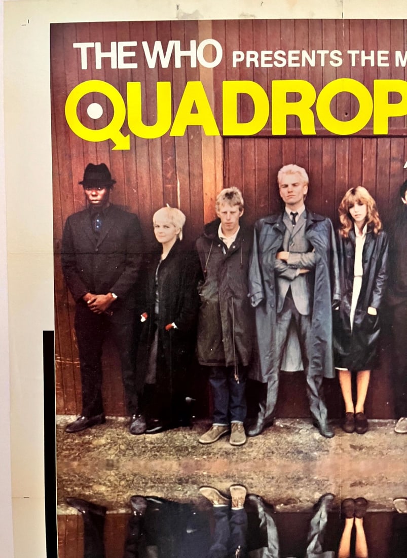 Quadrophenia (1979) US One Sheet Movie Poster -Style B - Linen Backed - 2