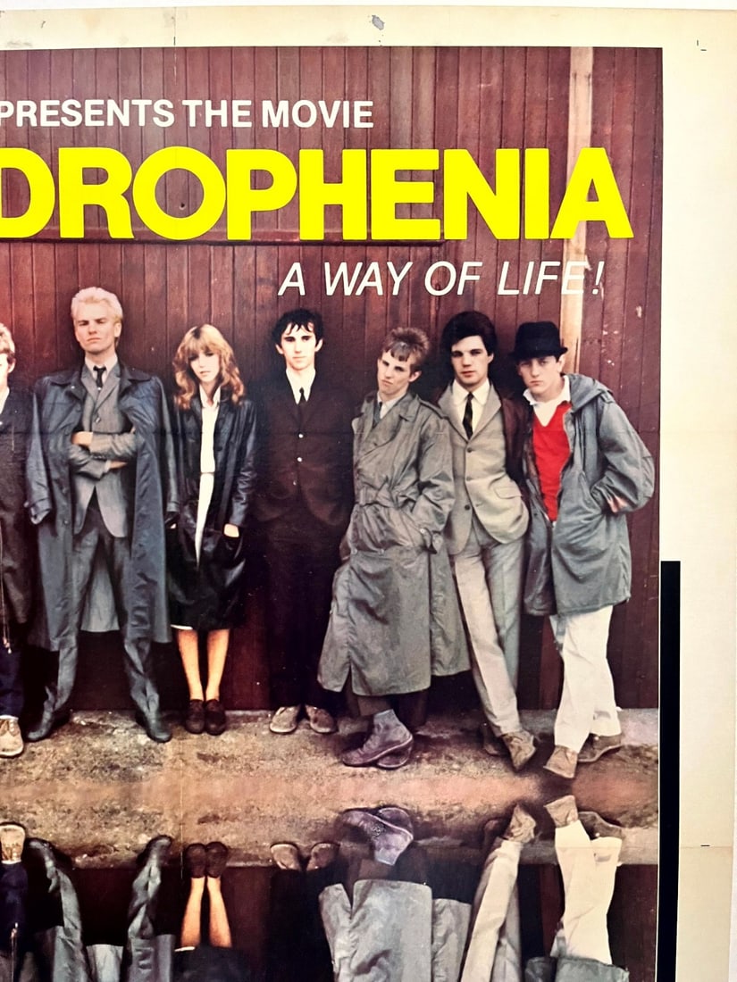 Quadrophenia (1979) US One Sheet Movie Poster -Style B - Linen Backed - 3