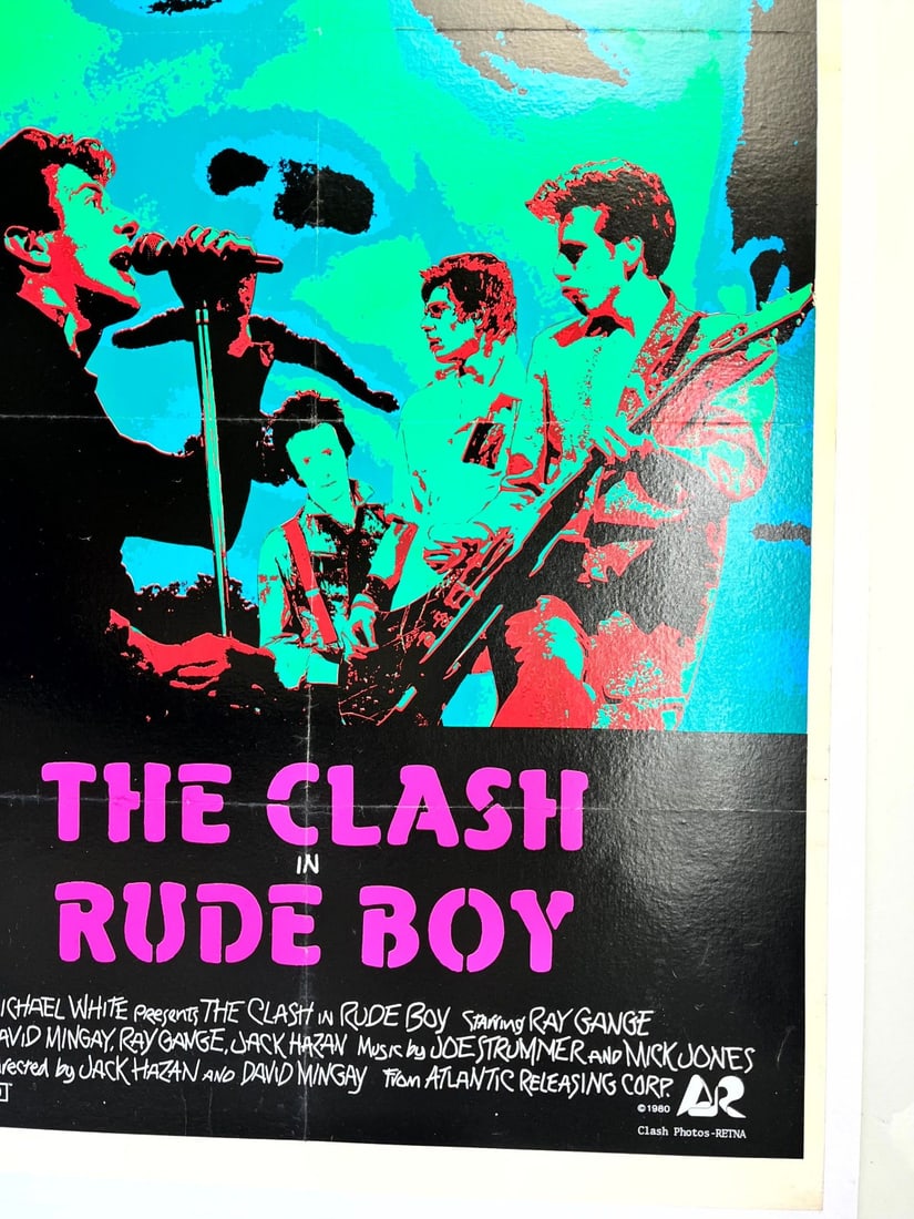 The Clash - Rude Boy (1980) US One Sheet Movie Poster - Linen Backed - 5