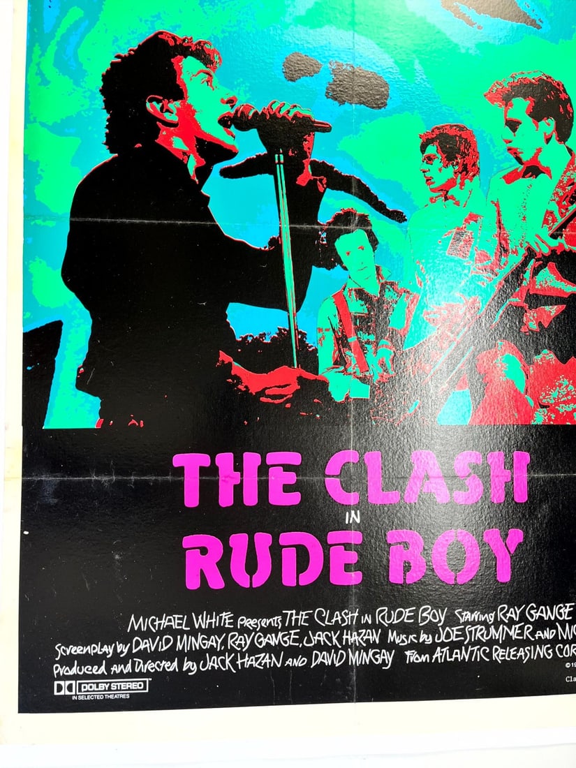 The Clash - Rude Boy (1980) US One Sheet Movie Poster - Linen Backed - 6