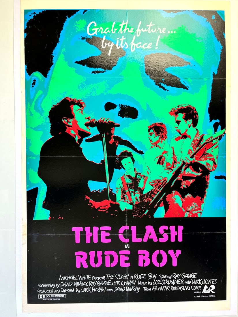 The Clash - Rude Boy (1980) US One Sheet Movie Poster - Linen Backed - 7