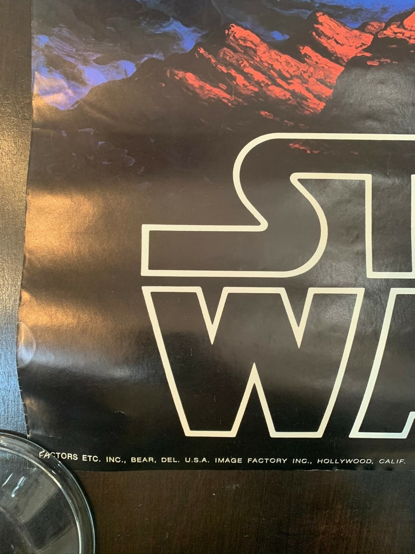 Star Wars - A New Hope - Art by Hildebrandt (1982) 20" x 28" US Movie Poster - 5