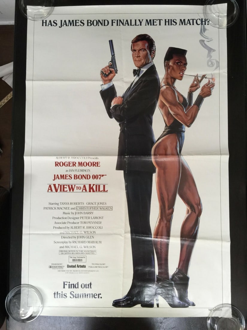 View To A Kill - SS Advance One Sheet (1985) 27" x 41" US One-Sheet Movie Poster (1 of 5)