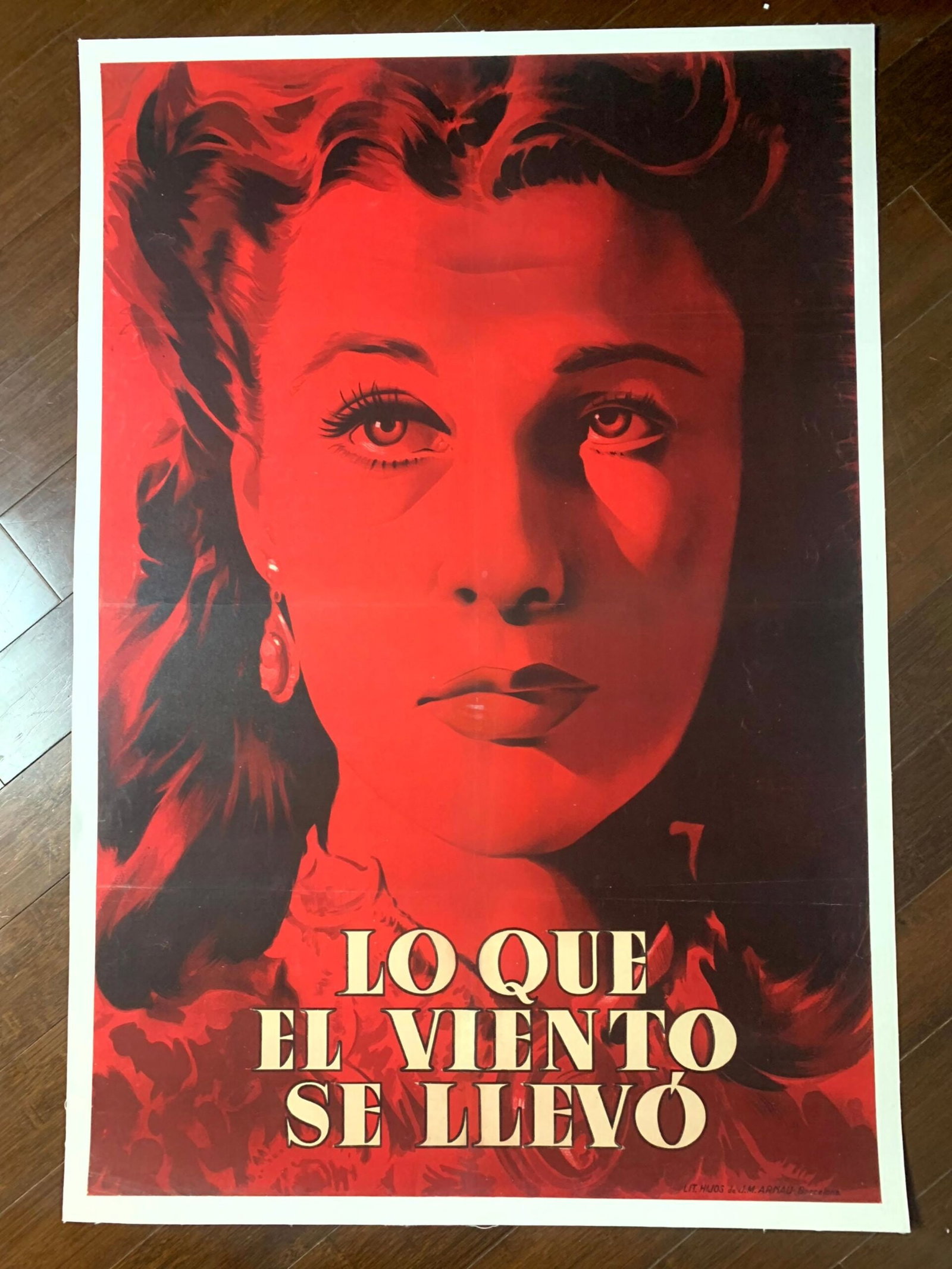 Gone With The Wind Bundle x2 - Vivien Leigh & Clarke Gable (1939) 26.25"x39.75" Spanish Movie (1 of 6)