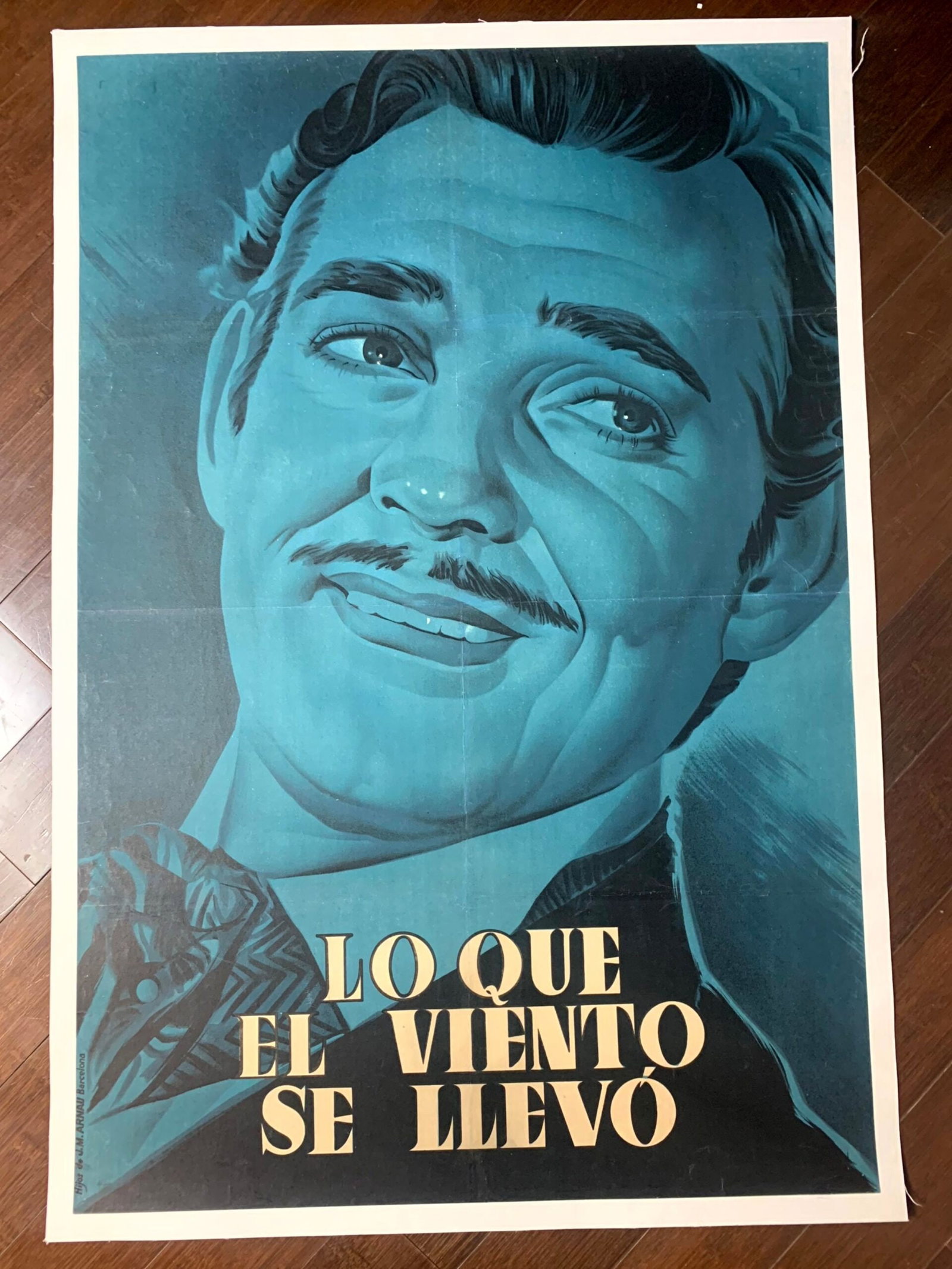 Gone With The Wind Bundle x2 - Vivien Leigh & Clarke Gable (1939) 26.25"x39.75" Spanish Movie - 4