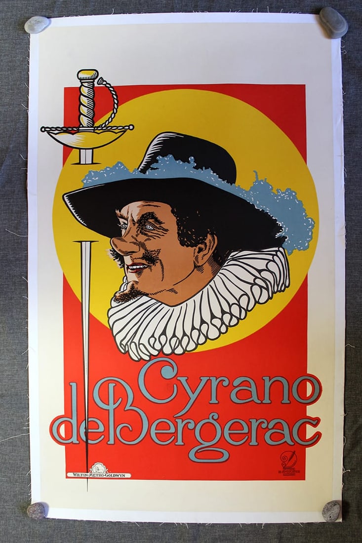 Cyrano De Bergerac - Art By Frans Bosen (1925) 25.6x42.5 Dutch Movie Poster LB (1 of 1)