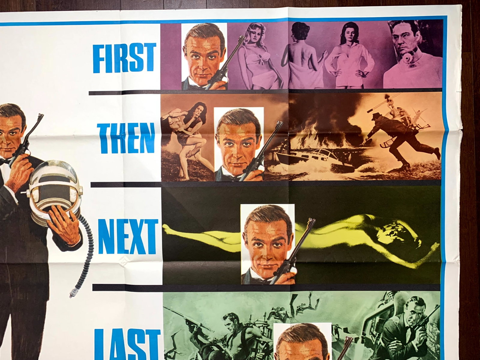 You Only Live Twice - James Bond (1967) 45x59.5 US Subway Movie Poster - 5