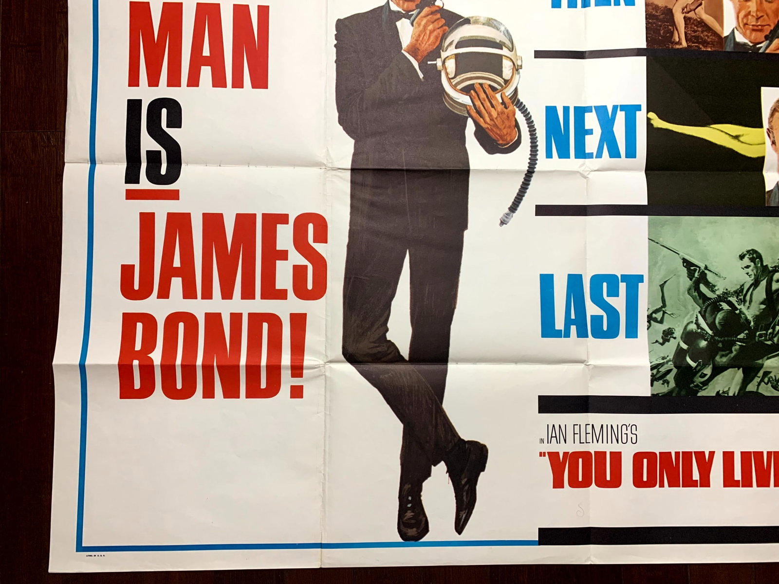 You Only Live Twice - James Bond (1967) 45x59.5 US Subway Movie Poster - 7