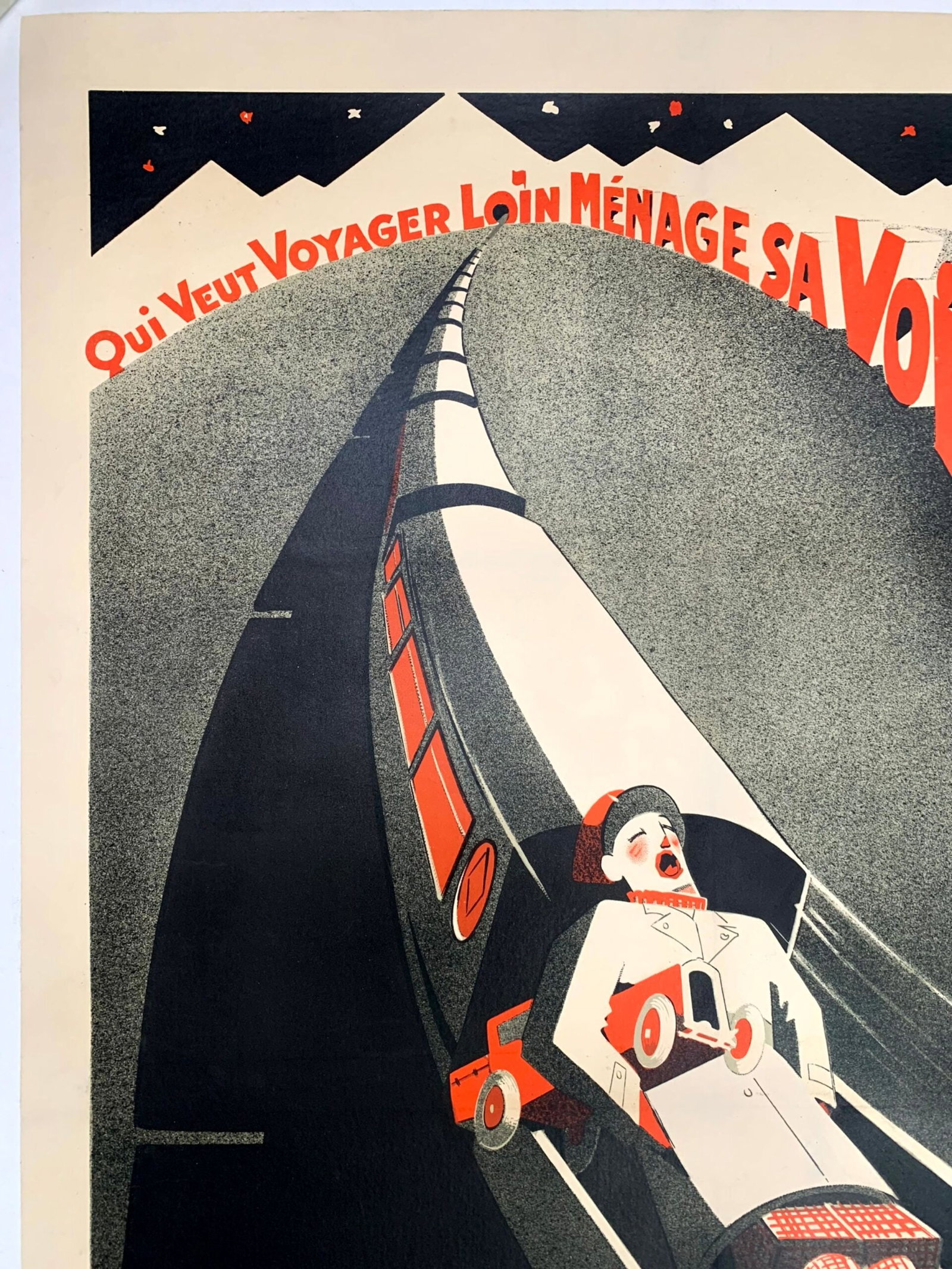 Chemin Fer D'Orleans - Art by Georges Favre (1929) 24.5"X39.25" French Travel Poster LB - 2