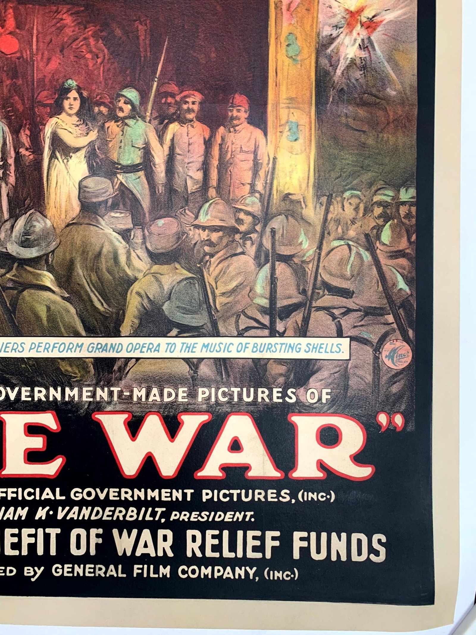 The War - Battle Opera (1916) US One Sheet Movie Poster LB - 4
