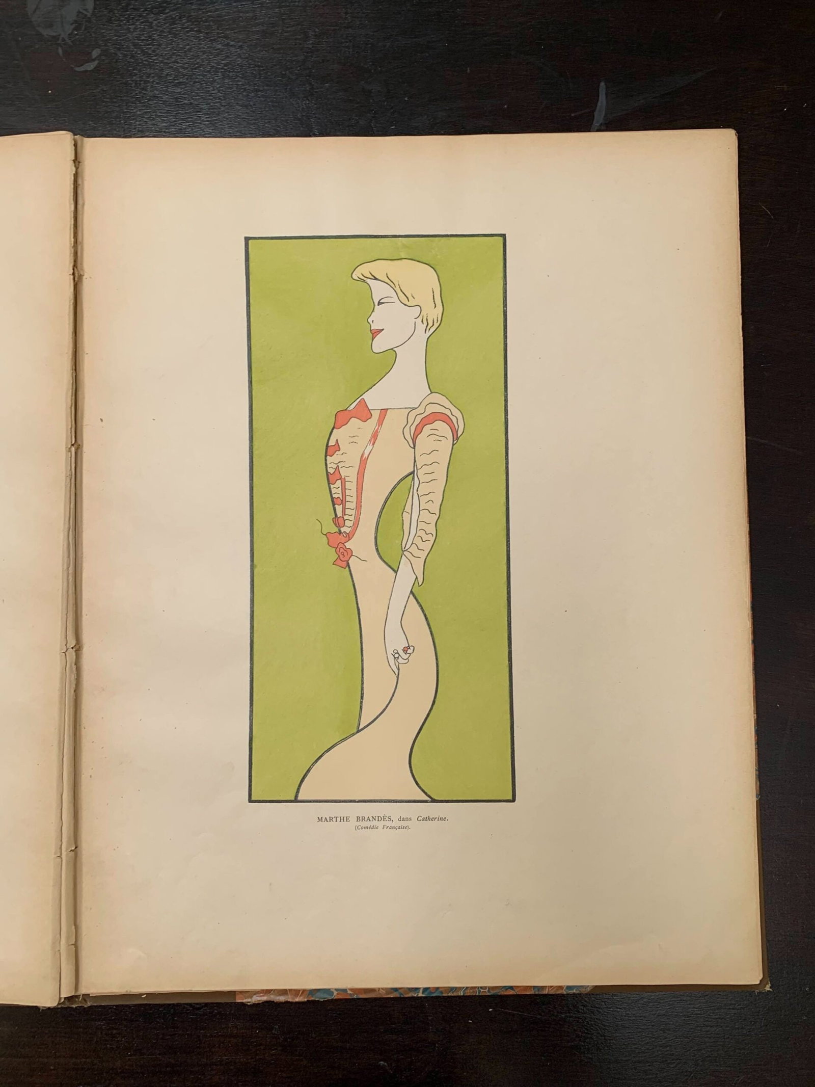 Editions De La Revue Blanche 'Nos Actrices' - Art Leonetto Cappiello (1899) 18x14 French Hardcover - 3