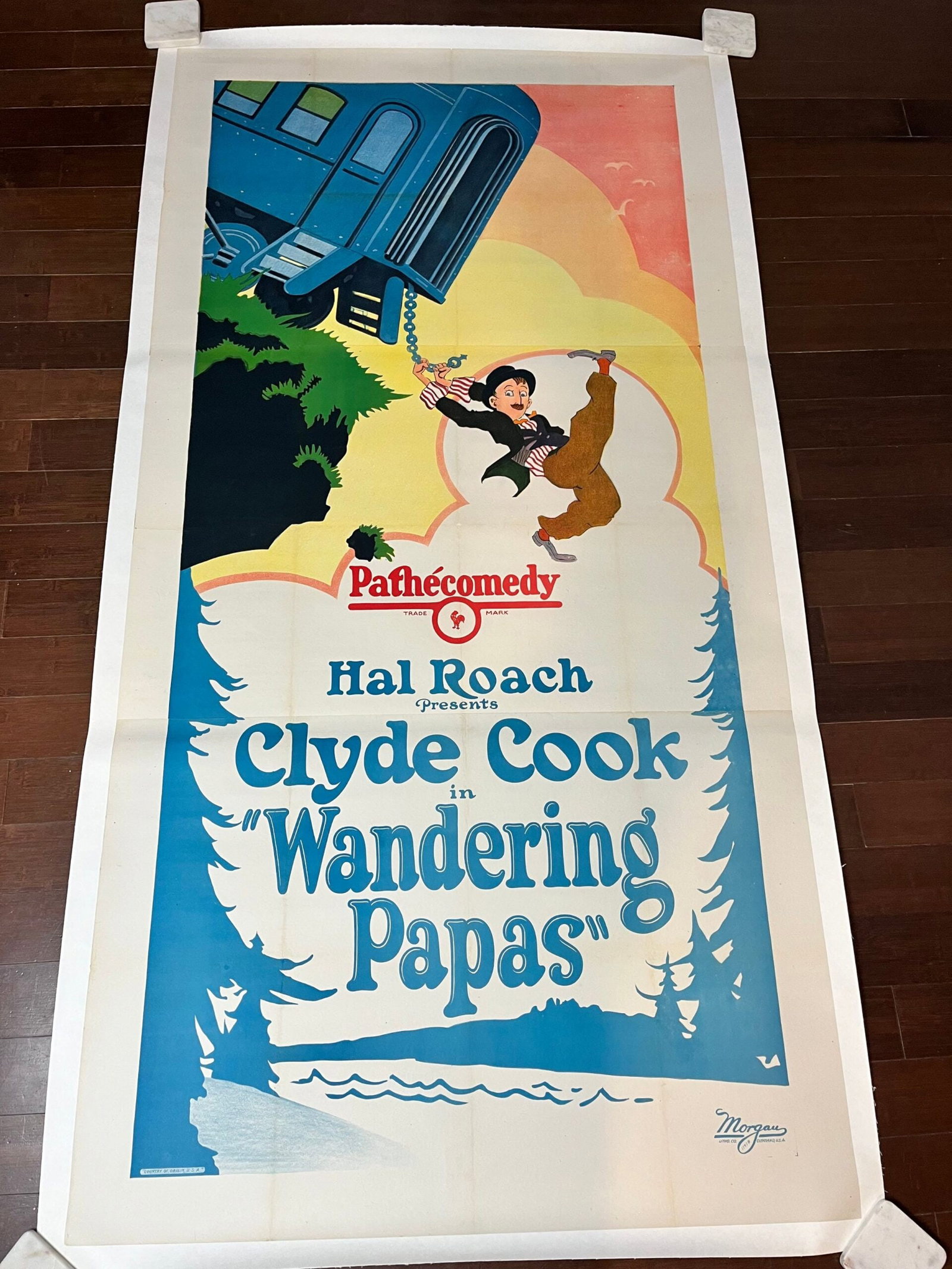 Wandering Papas (1926) Three Sheet Movie Poster LB: Wandering Papas (1926) Three Sheet Movie Poster LB Reserve: $1,233.00 Shipping: Domestic: Flat-rate of $42.00 to anywhere within the contiguous U.S. International: Foreign shipping rates are determine