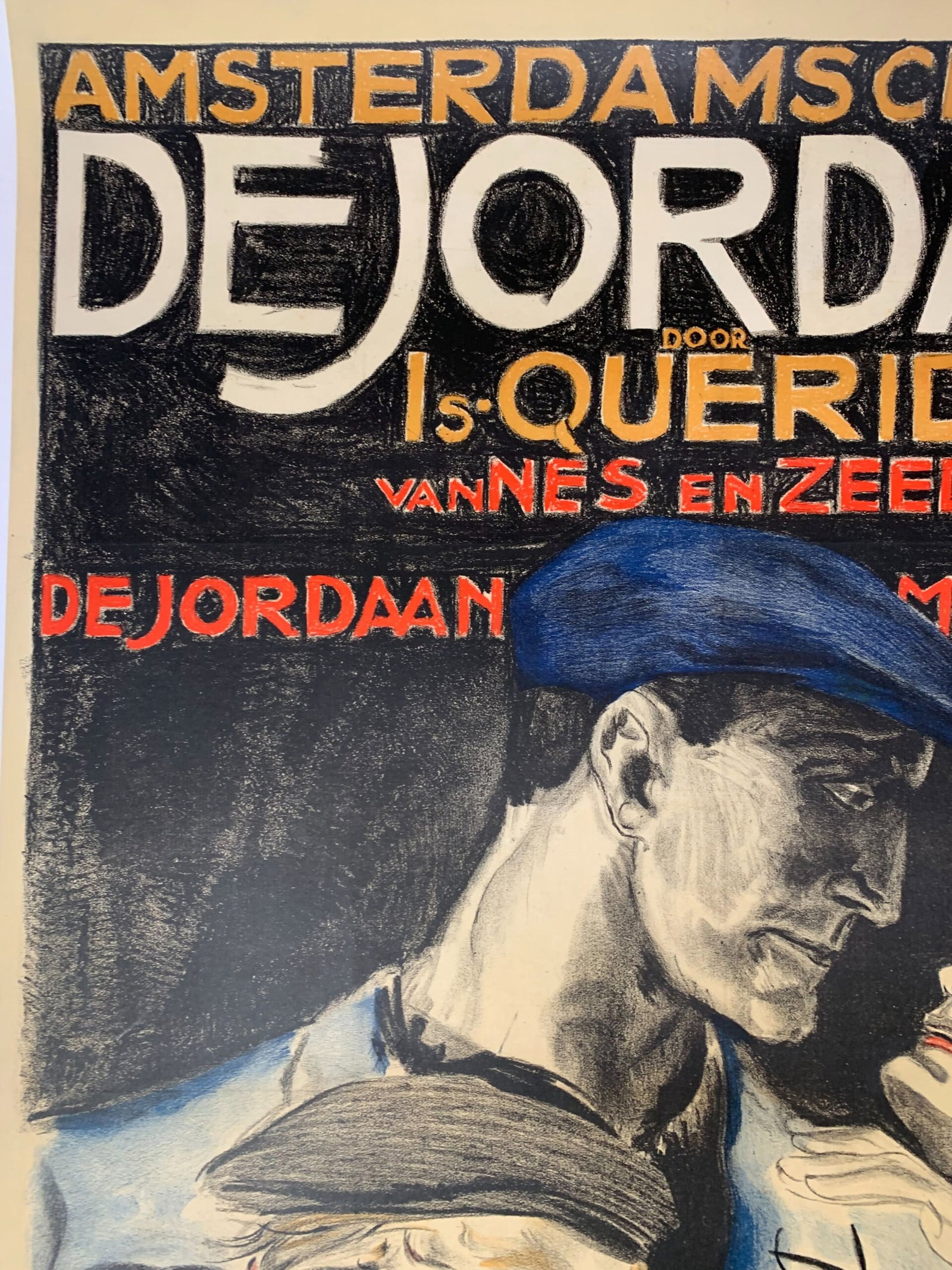 De Jordaan - Art by Jan Sluijters (1922) 37x47 Dutch Movie Poster LB - 3