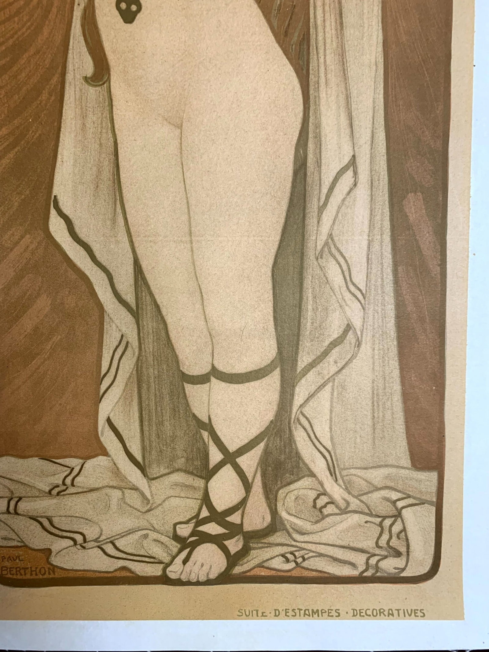 Courtisanes célèbres : Phryné - Art Berthon Great Condition (1899) 14.75x33 French - 7