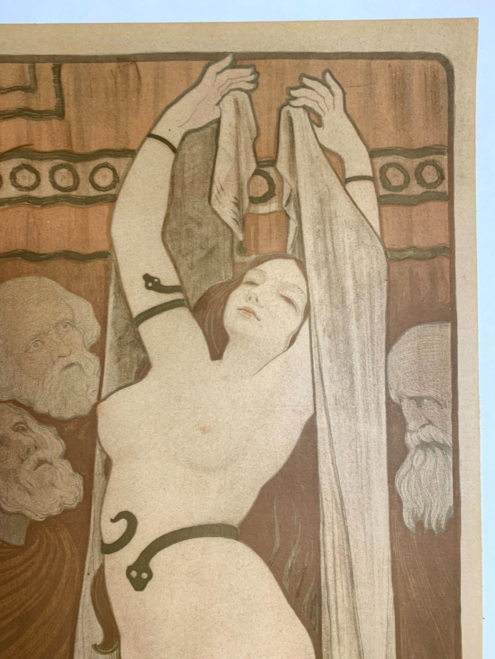 Courtisanes célèbres : Phryné - Art Berthon Great Condition (1899) 14.75x33 French - 8