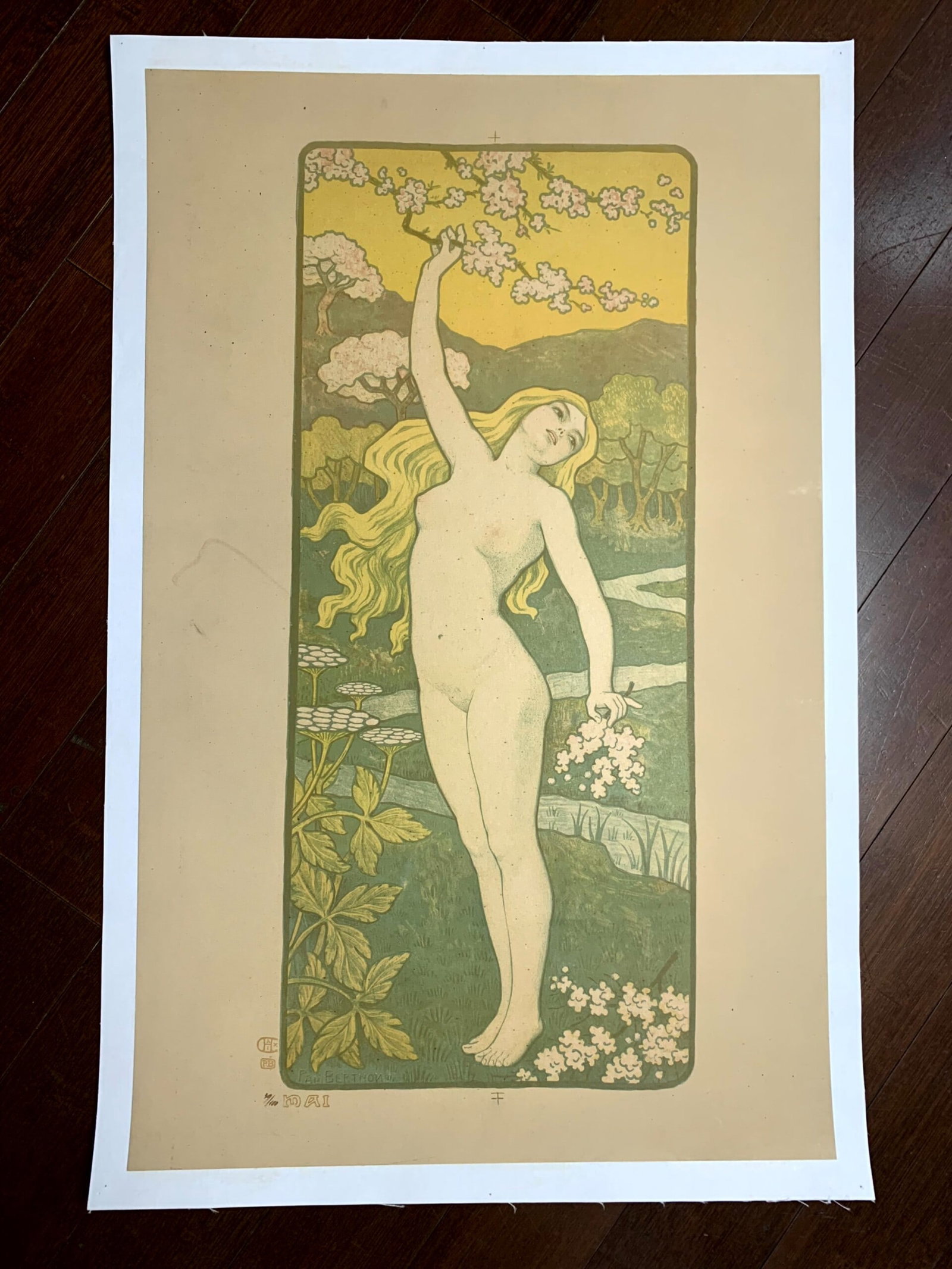 Mai. 1 des 100 épreuves numérotées à la main - Art Berthon Great Condition - 2