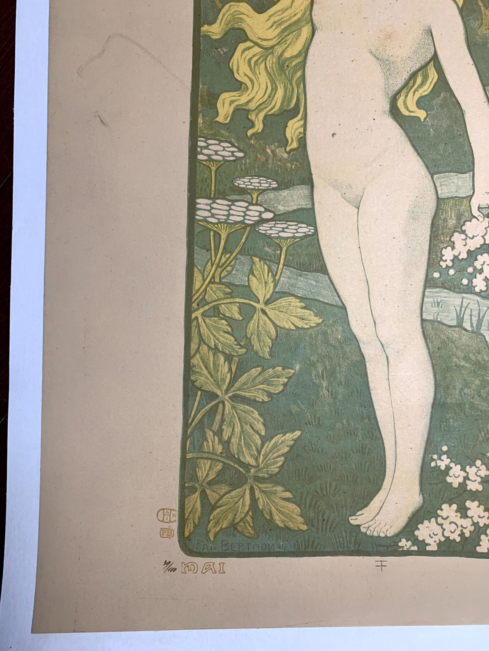 Mai. 1 des 100 épreuves numérotées à la main - Art Berthon Great Condition - 4