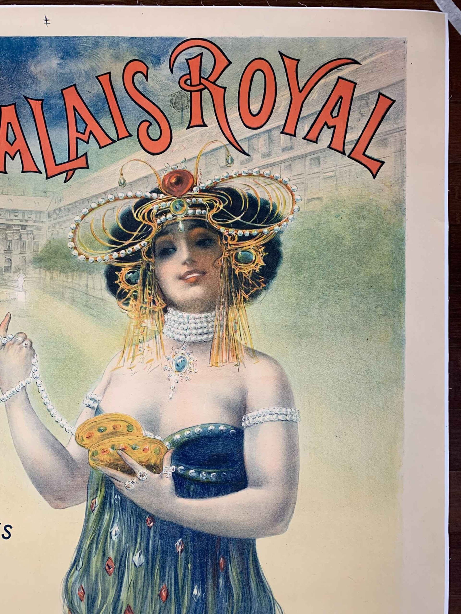 Visitez Palais Royale - Art PAL (1895) 43" x 54.5" French Advertising Poster LB - 3