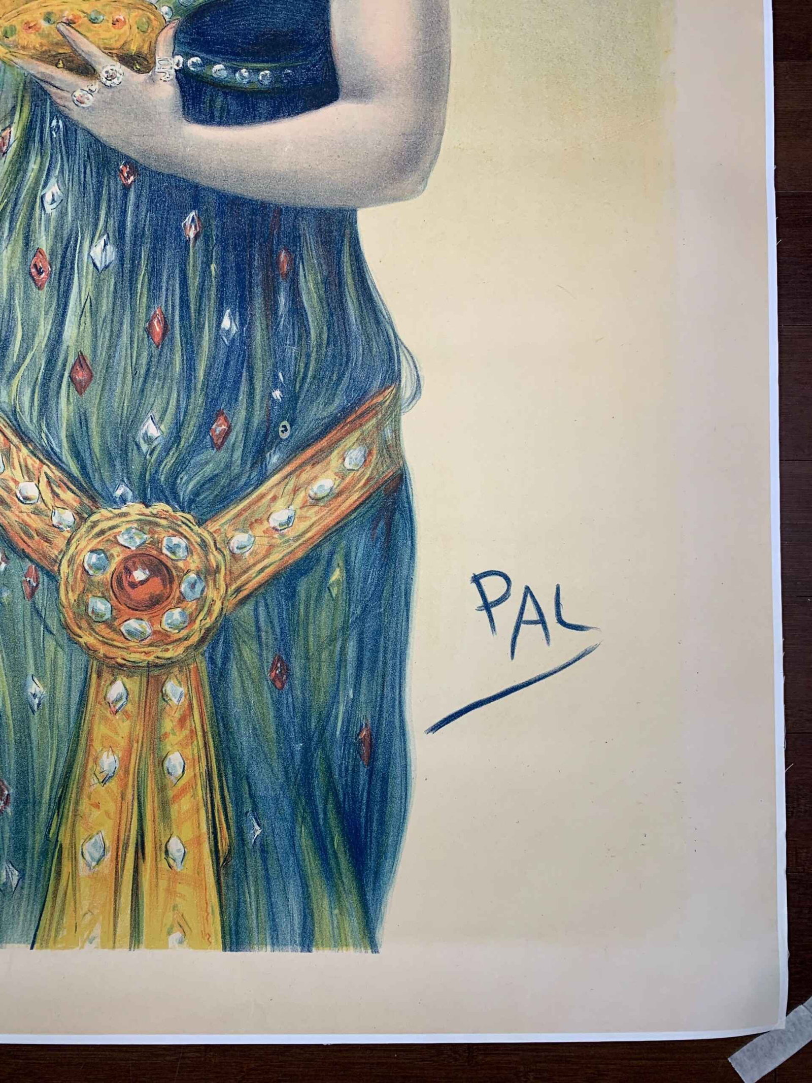 Visitez Palais Royale - Art PAL (1895) 43" x 54.5" French Advertising Poster LB - 4