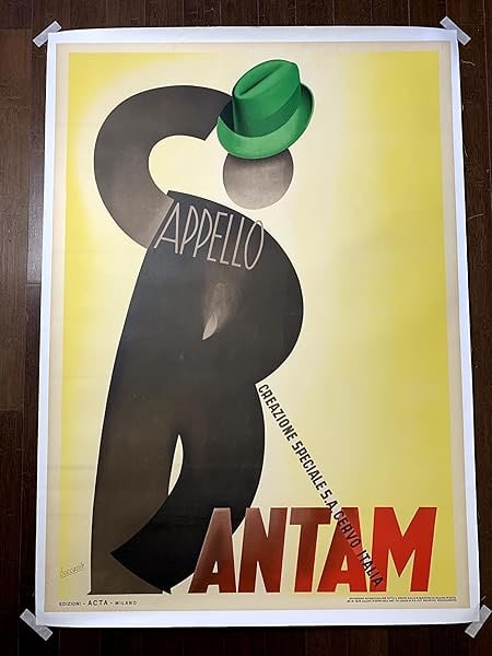 Bantam Capello - Art By Gino Boccasile (1938) 39.375x54.75 Italian Advertising Poster LB (1 of 7)