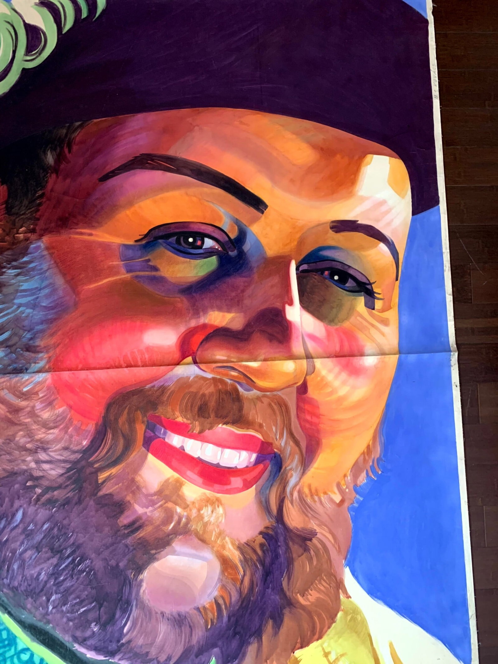 The Private Life Of Henry VIII - Art By Margite Kováts (1933) 49.2x108.2 Austrian Gouache Art - 5