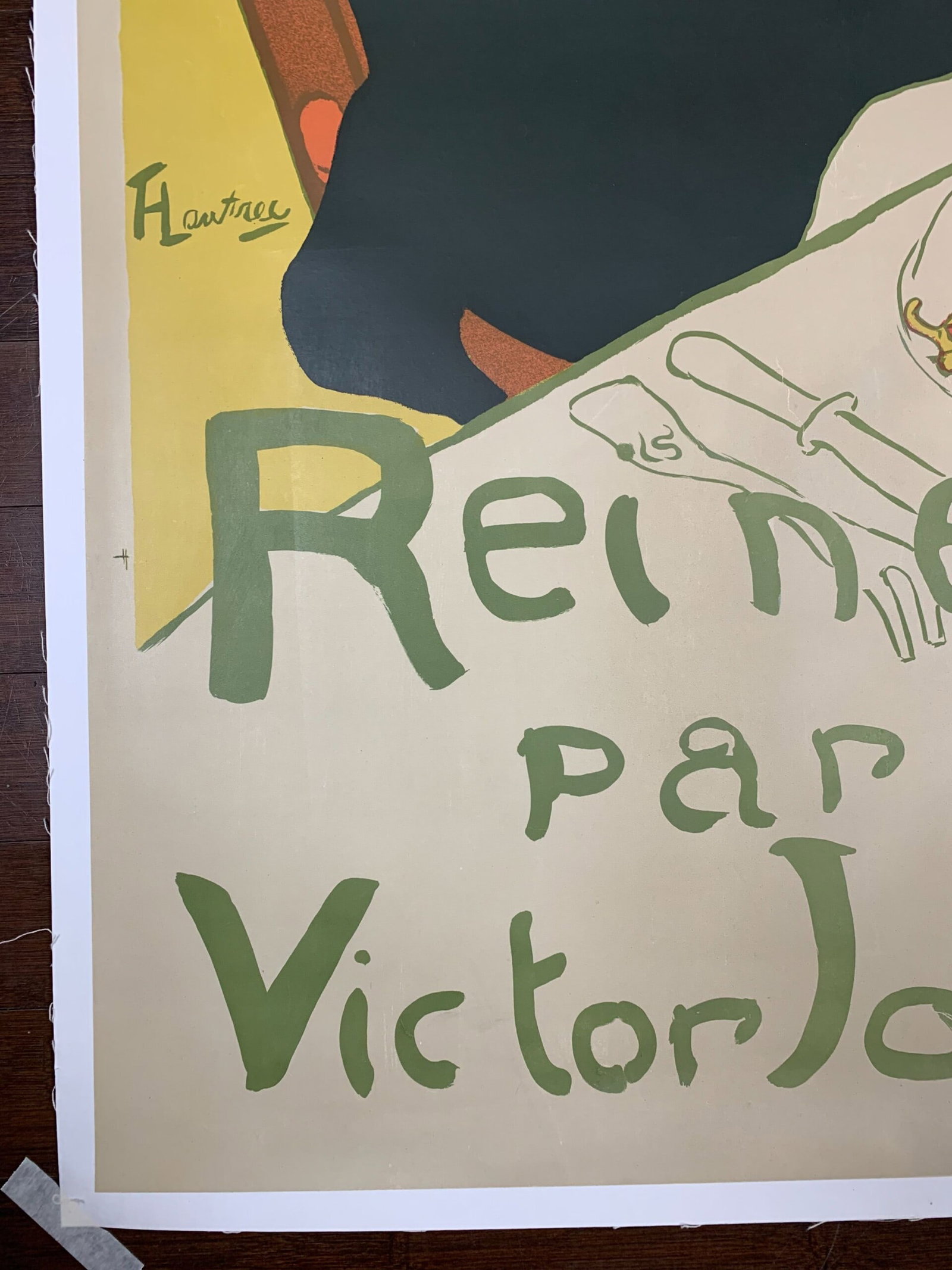 Reine de Joie - Toulouse Lautrec (1892) 39x56 French Advertising Lithograph Poster LB - 5