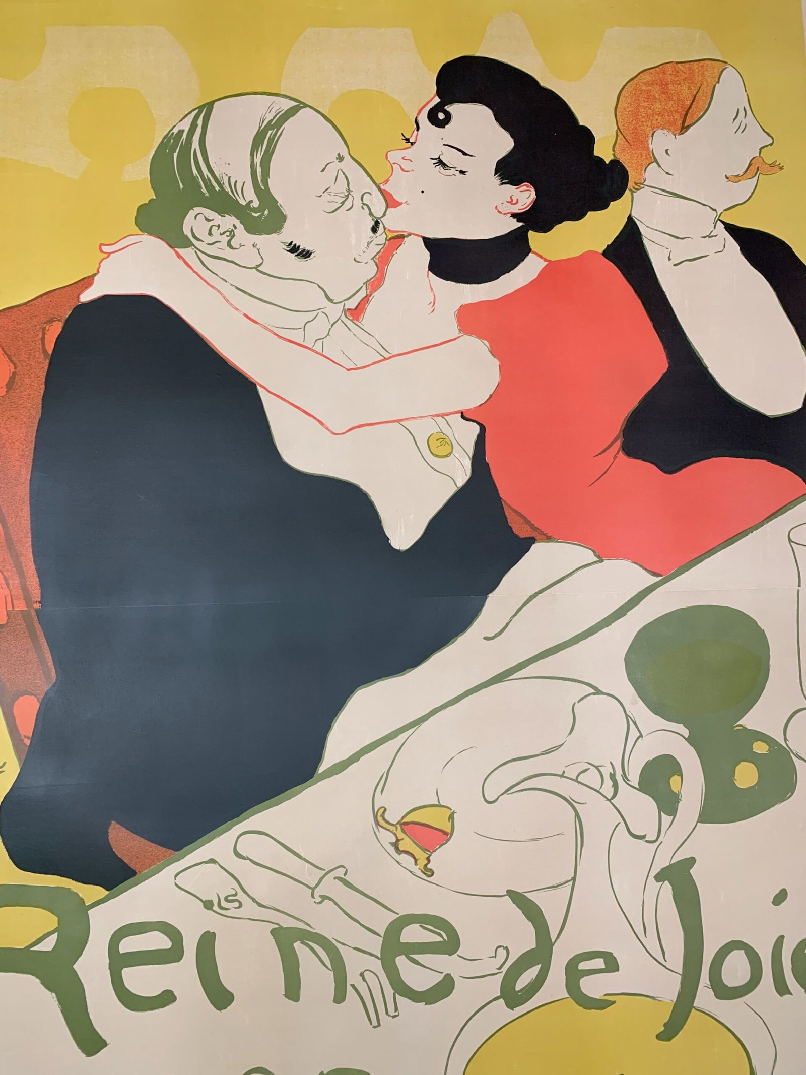 Reine de Joie - Toulouse Lautrec (1892) 39x56 French Advertising Lithograph Poster LB - 6