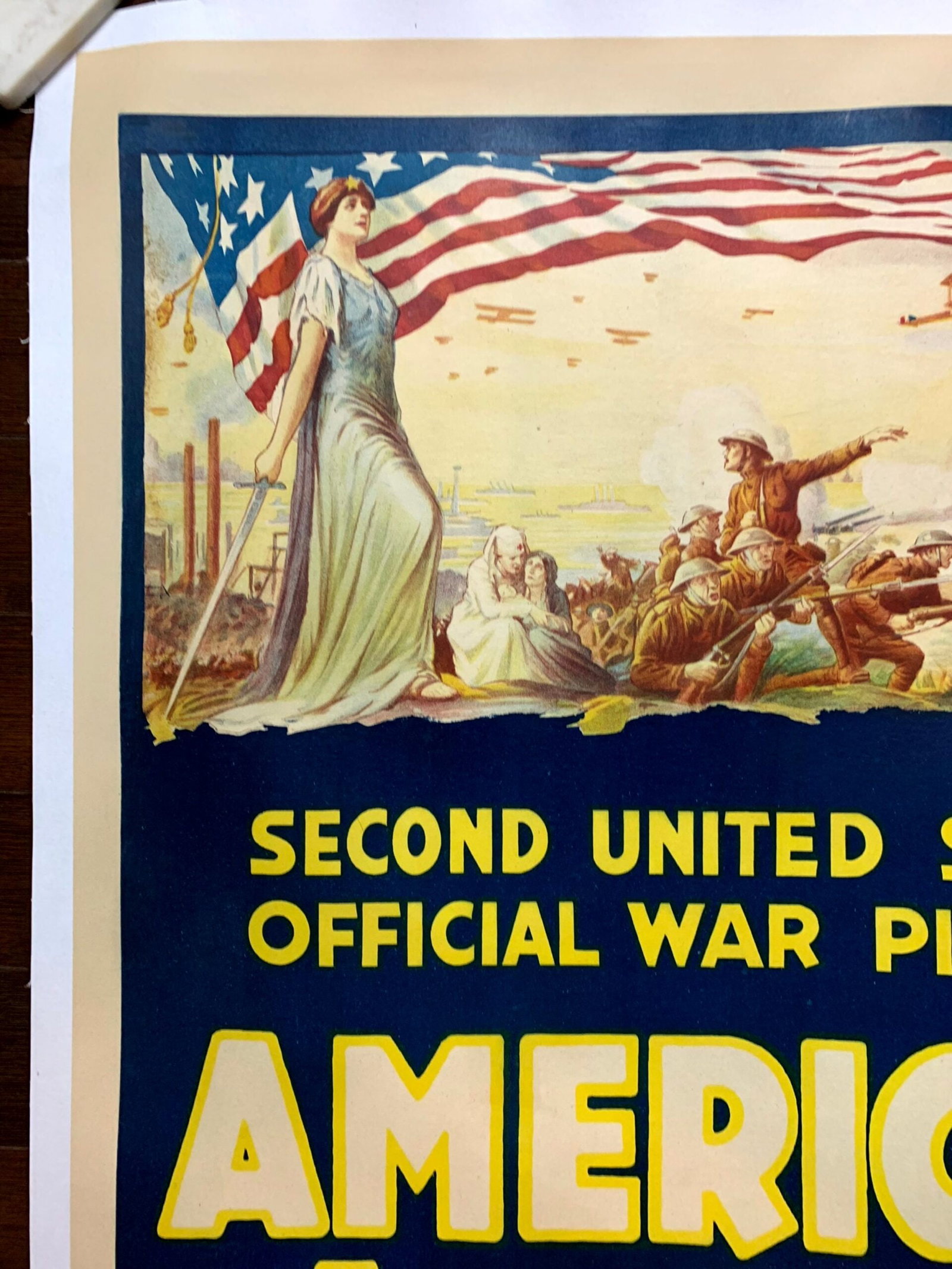 America's Answer (1919) 27.75"X40" US WWI Movie Poster LB - 3