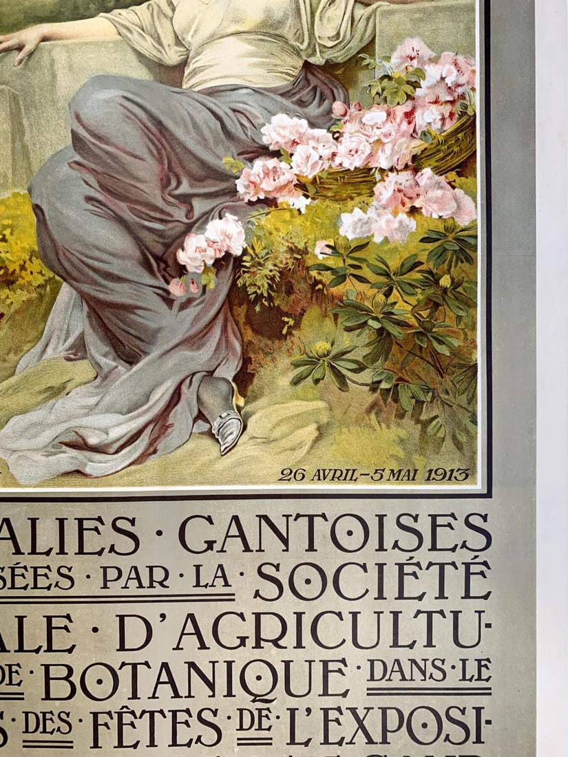 Floralies Gantoises - Belgian State Railways - De Rycker & Mendel (1913) 25.125x40 Belgian - 4
