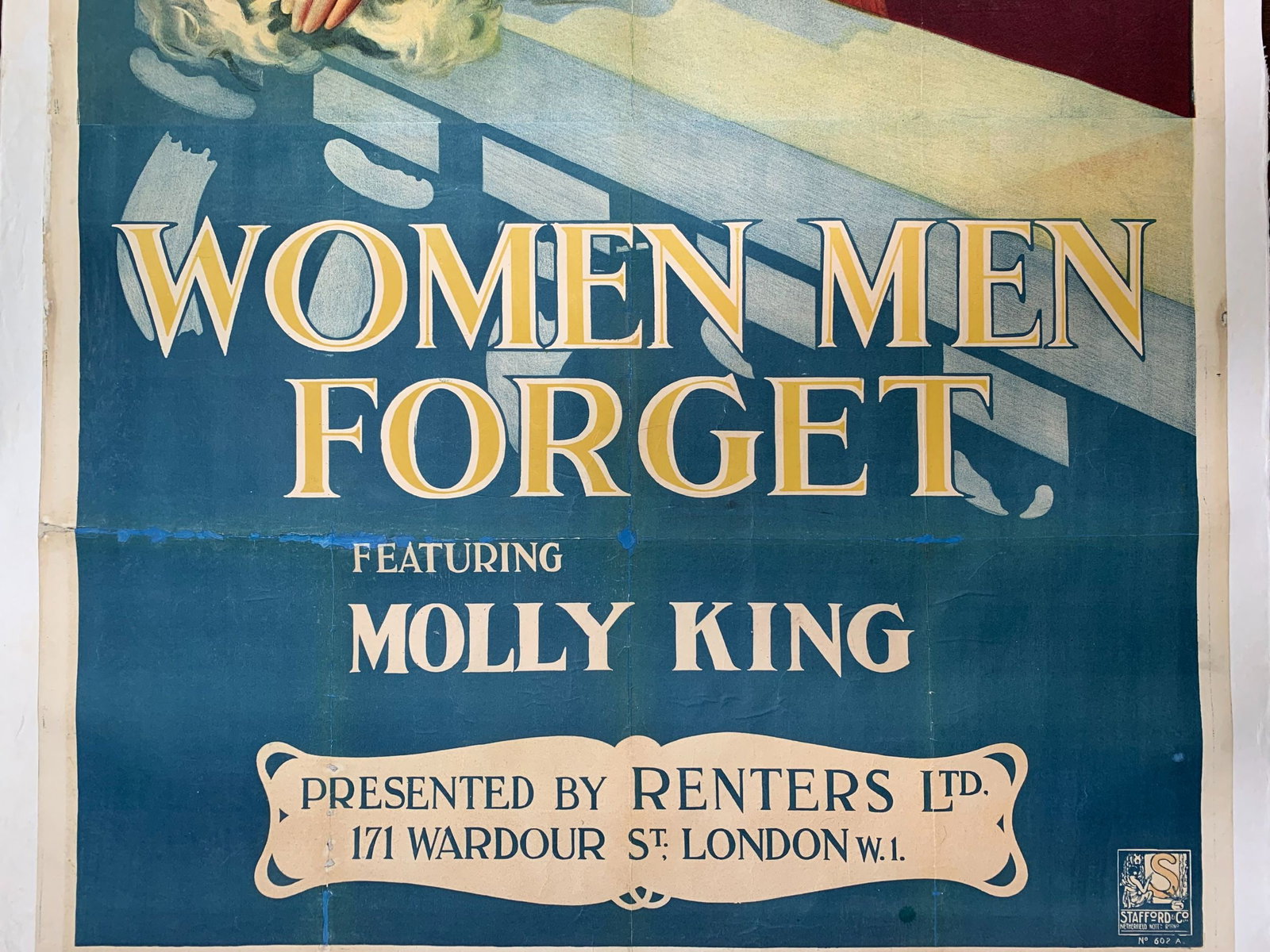 Women Men Forget (1920) UK Three Sheet Movie Lithograph Poster LB - 6