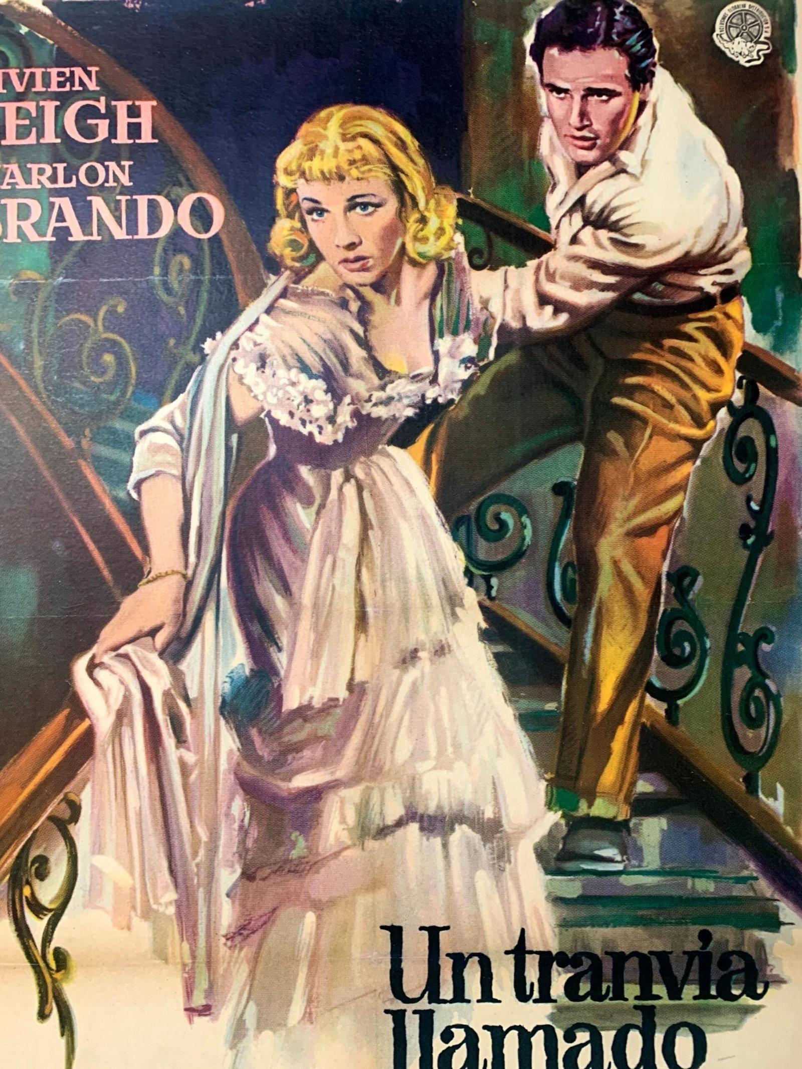 A Streetcar Named Desire - Marlon Brando - Art by Mac (1951) 27.5"x39.5" Spanish Movie Poster LB - 3