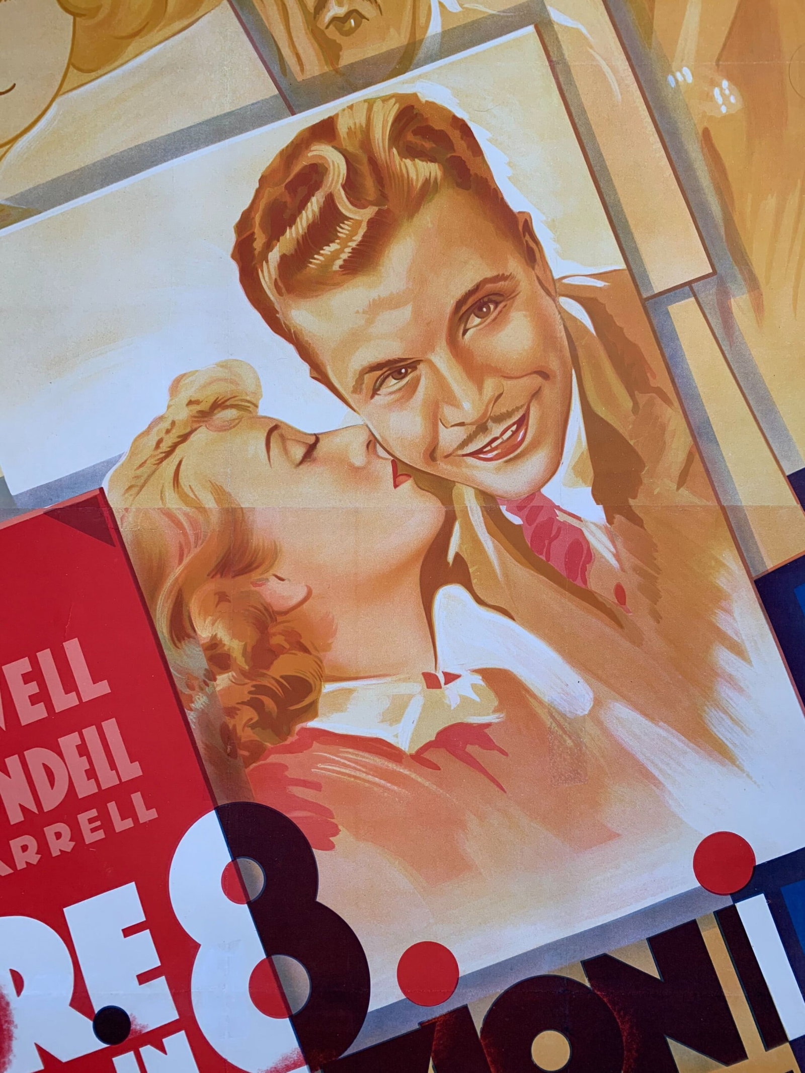 Gold Diggers aka Amore in Otto Lezioni (1937) 55x79 Italian Movie Poster LB - 8