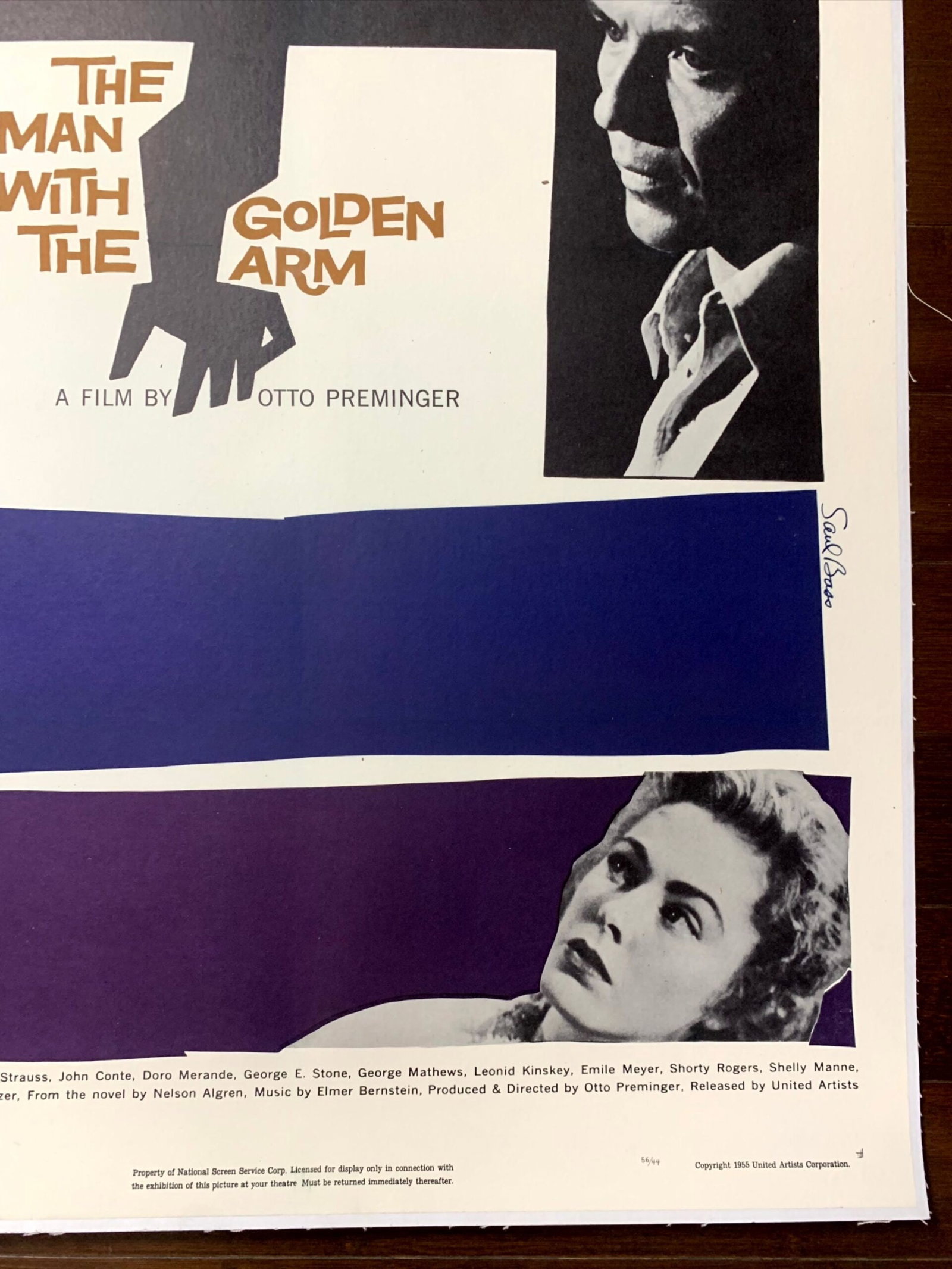 The Man With The Golden Arm - Sinatra (1955) US One Sheet Movie Poster LB - 4