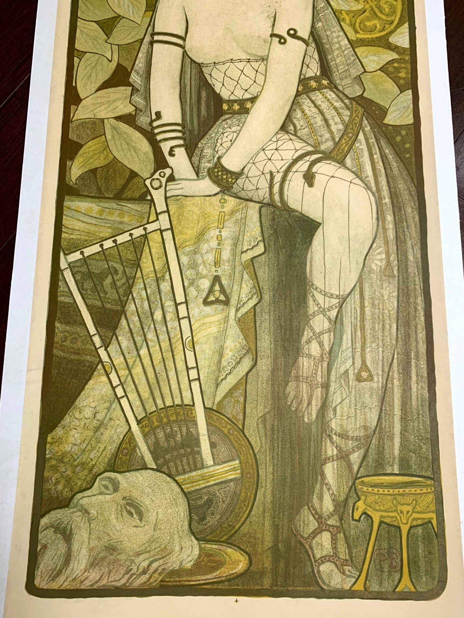 Courtisanes célèbres Salomé Variant 2 - Art Berthon Great Condition (1898) - 5