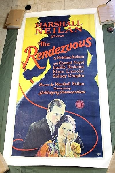 The Rendezvous (1923) 76x40 1/4 US Three Sheet Movie Poster: The Rendezvous (1923) 76x40 1/4 US Three Sheet Movie Poster Reserve: $850.00 Shipping: Domestic: Flat-rate of $42.00 to anywhere within the contiguous U.S. International: Foreign shipping rates are de