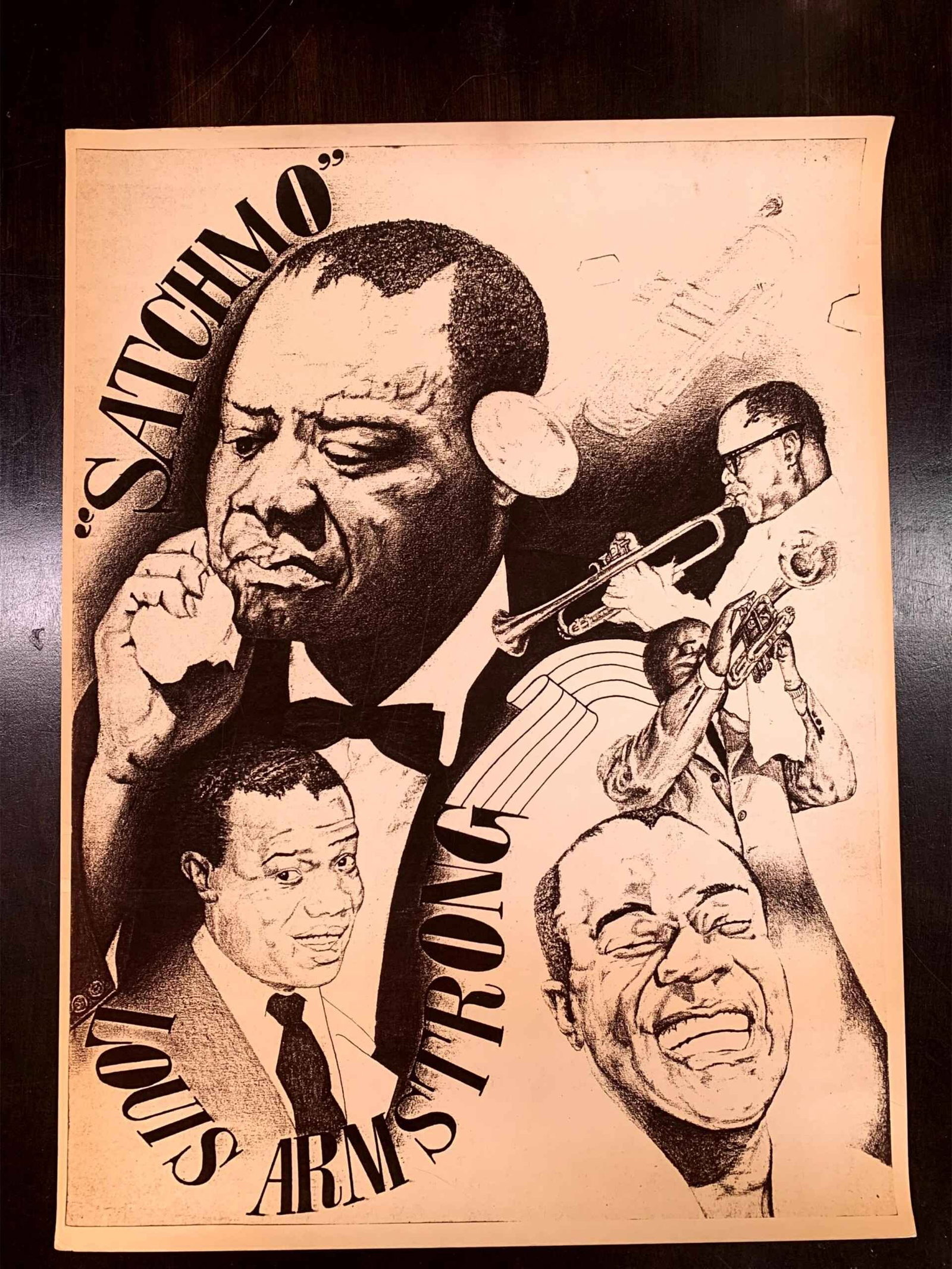 Jazz Greats & More - Art by John Crisp Jr. (1968) 18x24 US Music Poster - 3