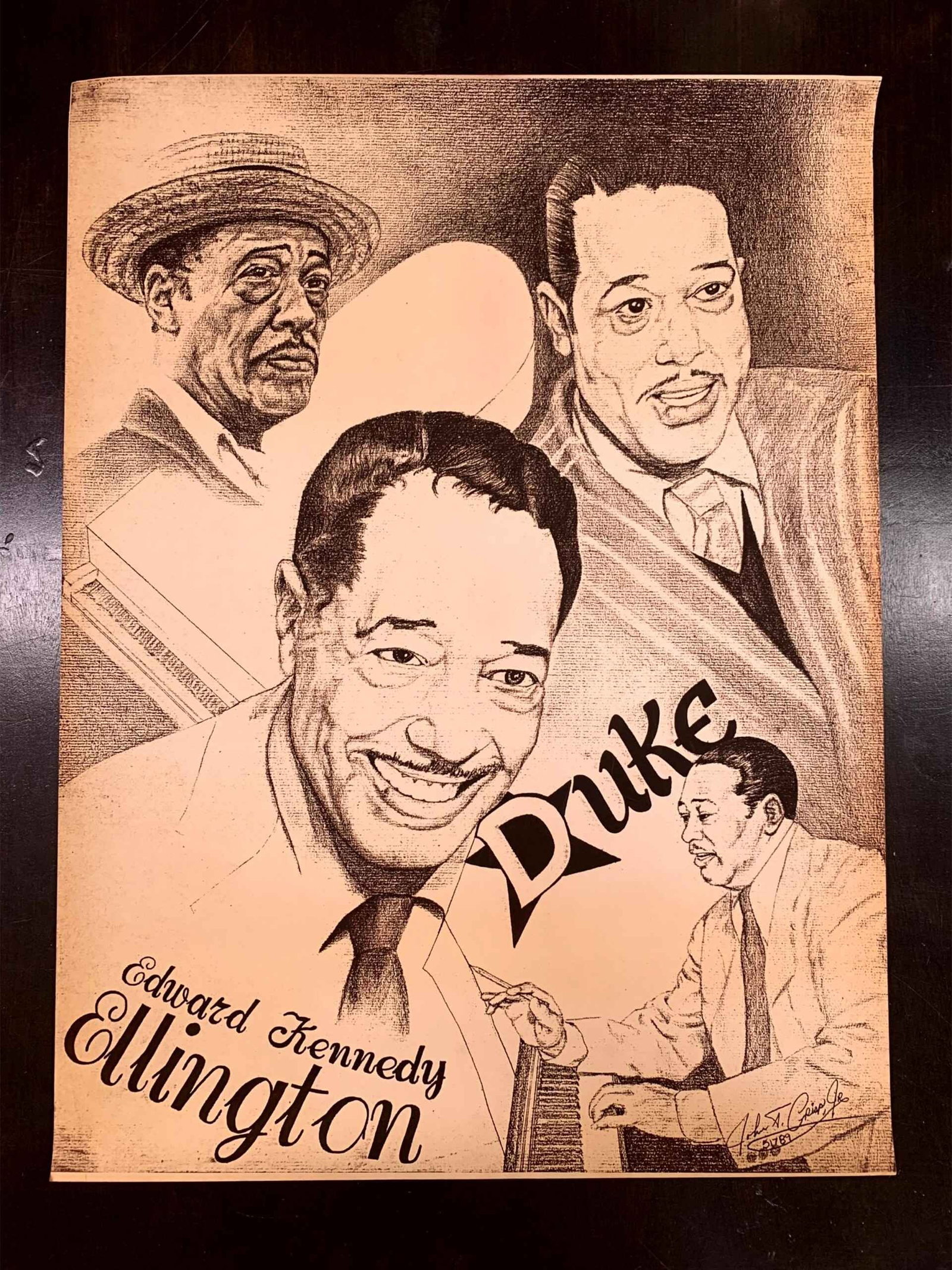 Jazz Greats & More - Art by John Crisp Jr. (1968) 18x24 US Music Poster - 4
