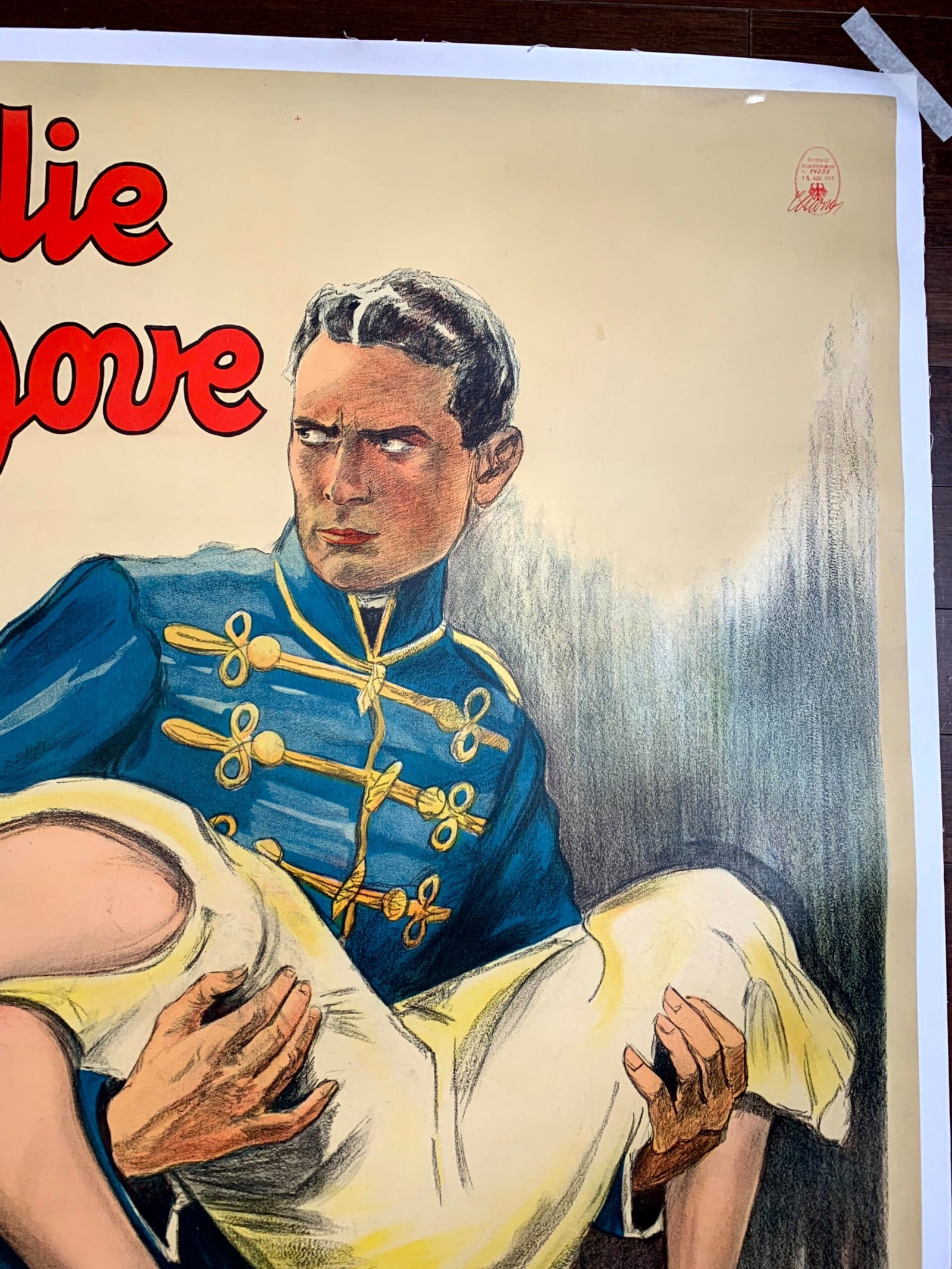 Billie Dove in Stolen Bride - Dir. Korda (1927) 37.5x56 German Movie Poster LB - 6