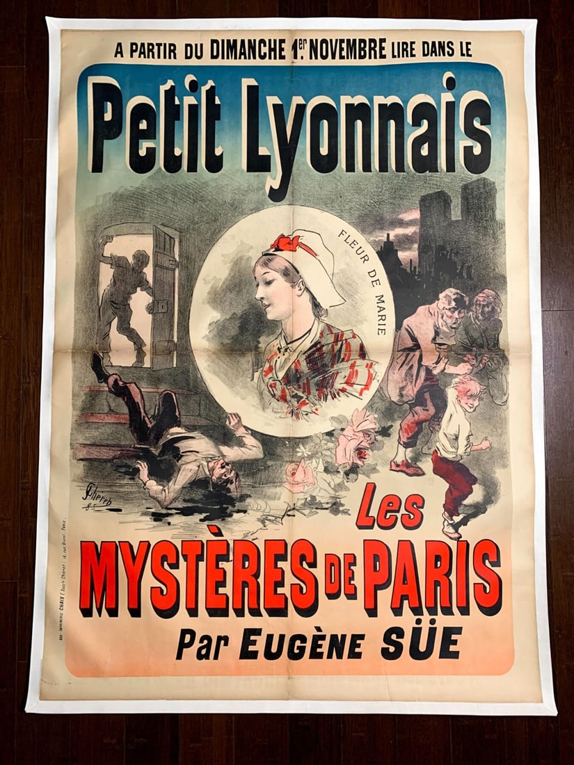 Petite Lyonnais - Art By Cheret (1885) 34.6x48.8 French Theater Poster LB: Petite Lyonnais - Art By Cheret (1885) 34.6x48.8 French Theater Poster LB Reserve: $808.00 Shipping: Domestic: Flat-rate of $42.00 to anywhere within the contiguous U.S. International: Foreign shippin
