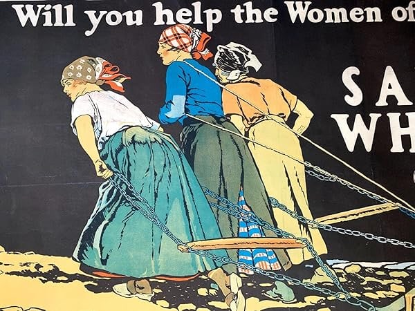 Will You Help The Women Of France? - Art By E. Penfield (1898) 36.5x26 US WWI Poster LB - 4