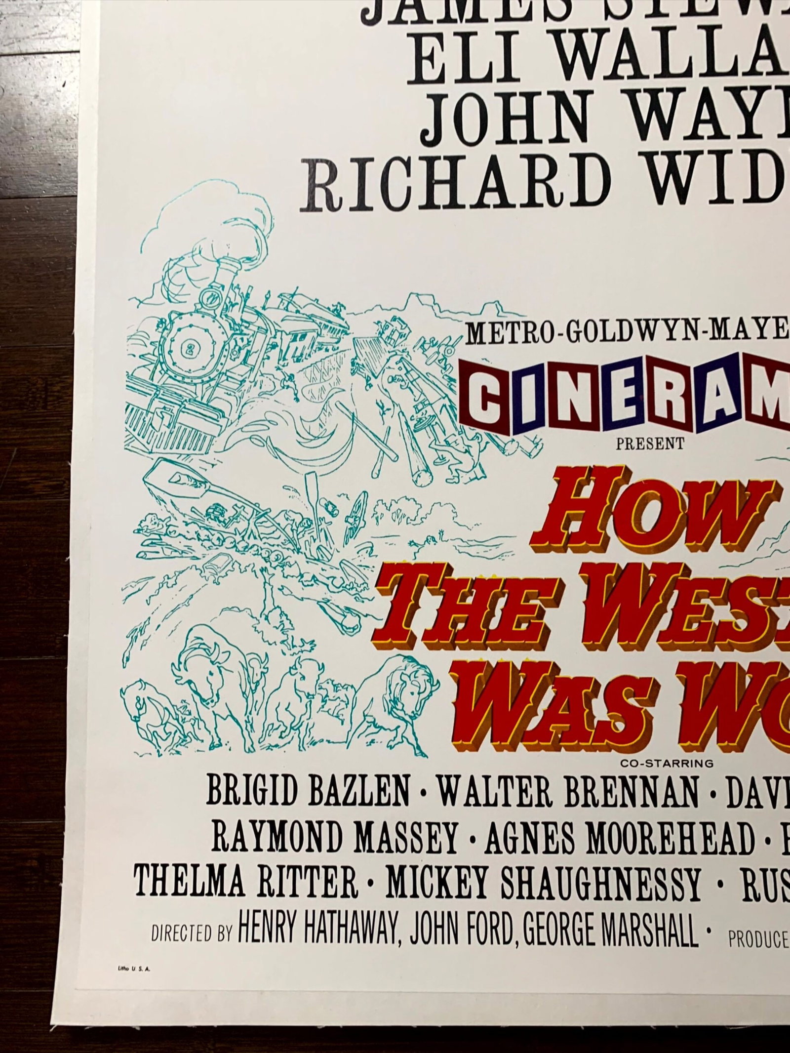 Shane (1953) and How The West Was Won (1962) US One Sheet Movie Posters LB - 2
