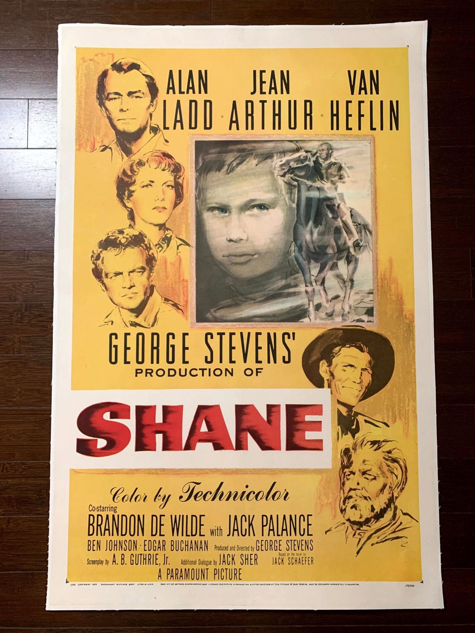 Shane (1953) and How The West Was Won (1962) US One Sheet Movie Posters LB - 3